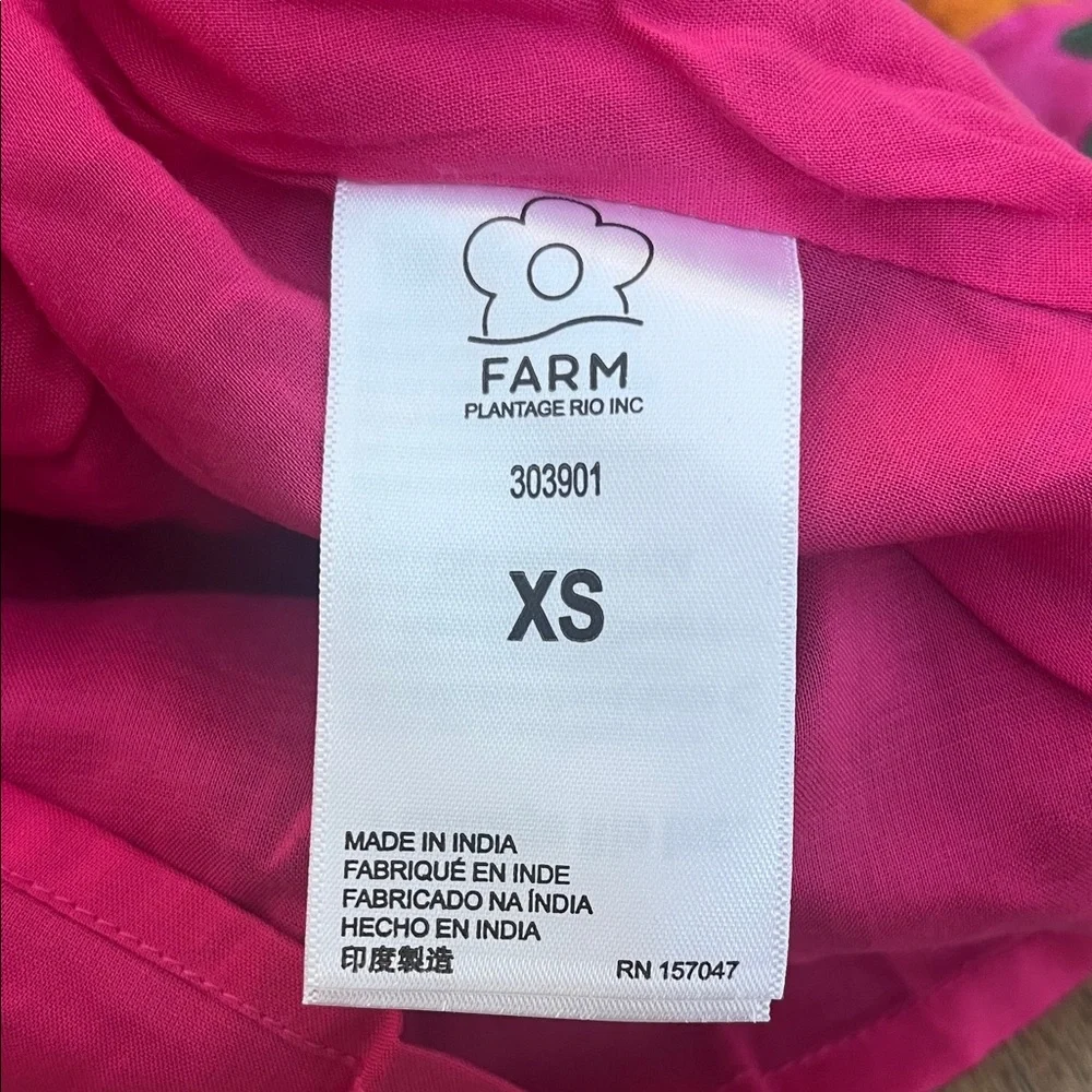 NWT Farm Rio Sweet Forest Pink Mushroom Mini Skirt - Size xsmall - Picture 7 of 7